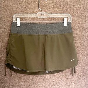 nike dri fit skort with side ties
